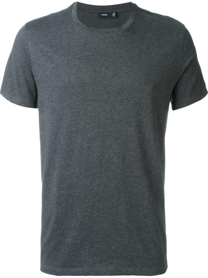 Vince Classic T-shirt, Men's, Size: M, Grey, Cotton