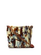 Ulla Johnson Brown Yadira Mini Resin Bucket Bag