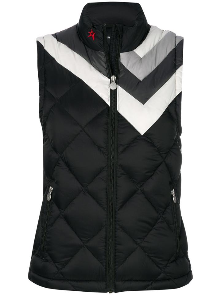 Perfect Moment Vale Patterned Vest - Black