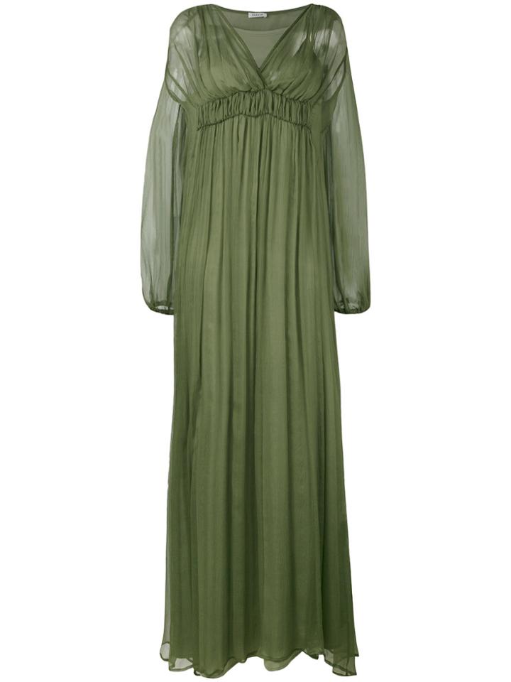P.a.r.o.s.h. Layered Maxi Dress - Green