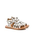 Pom D Api Plagette Sandals, Girl's, Size: 33, White