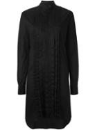 A.f.vandevorst Pleated Dress, Women's, Size: 40, Black, Cotton/spandex/elastane
