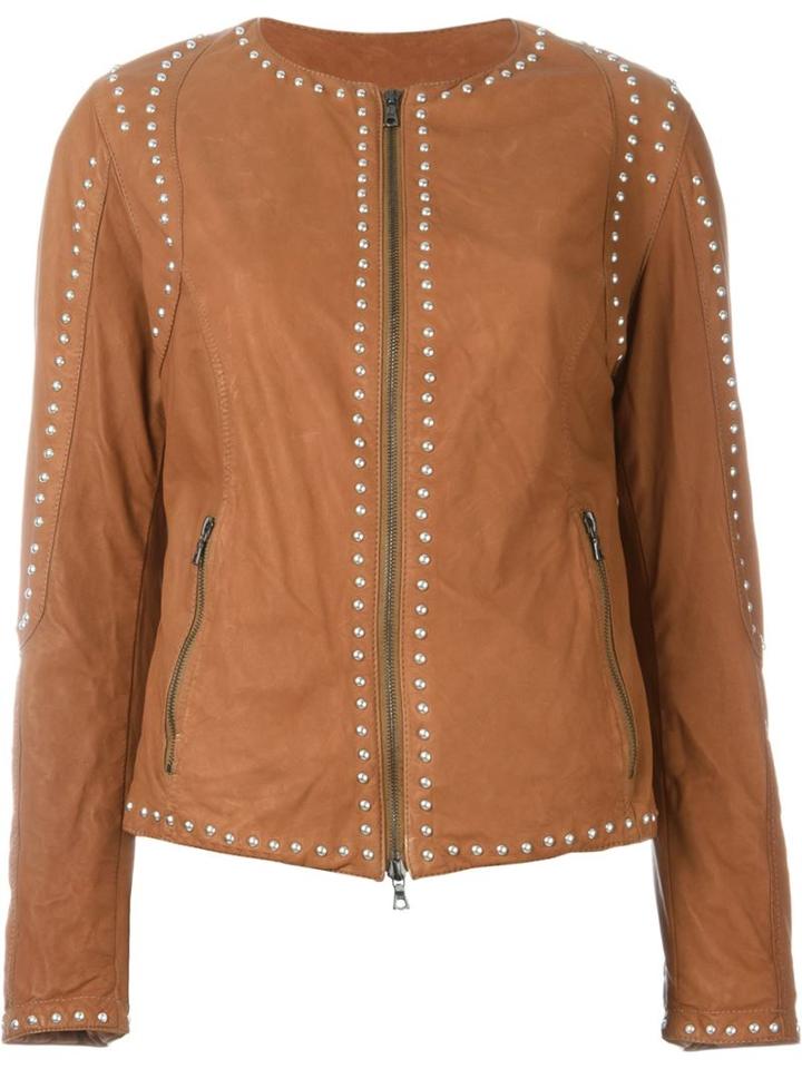Drome Studded Zipped Jacket