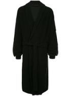 Julius Belted Long Cardigan - Black