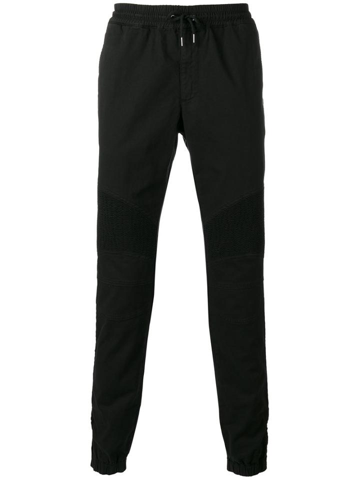 Hydrogen Gathered Ankle Trousers, Men's, Size: 30, Black, Cotton/spandex/elastane
