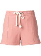 Champion Logo Drawstring Shorts - Pink