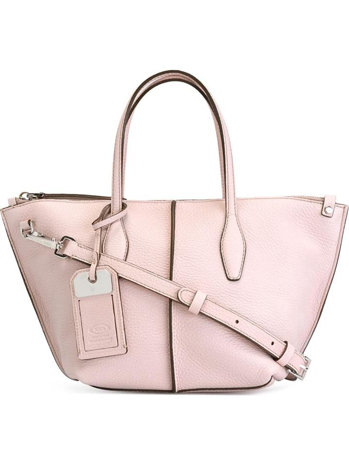 Tod S Mini Joy Tote, Women's, Pink/purple, Leather