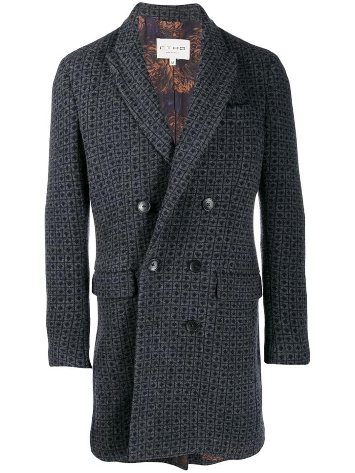 Etro Formal Coat - Blue