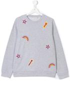 Stella Mccartney Kids Embroidered Sweatshirt - Grey