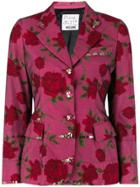 Moschino Vintage Floral Fitted Blazer - Multicolour