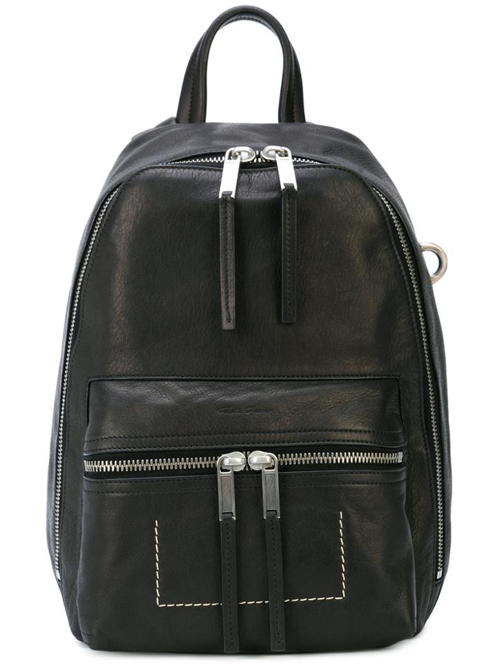 Rick Owens Small Basic Backpack - Black