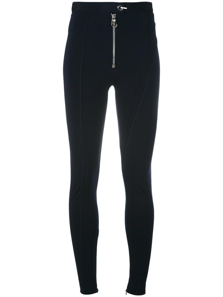 Versace - Skinny Track Pants - Women - Spandex/elastane/viscose - 40, Blue