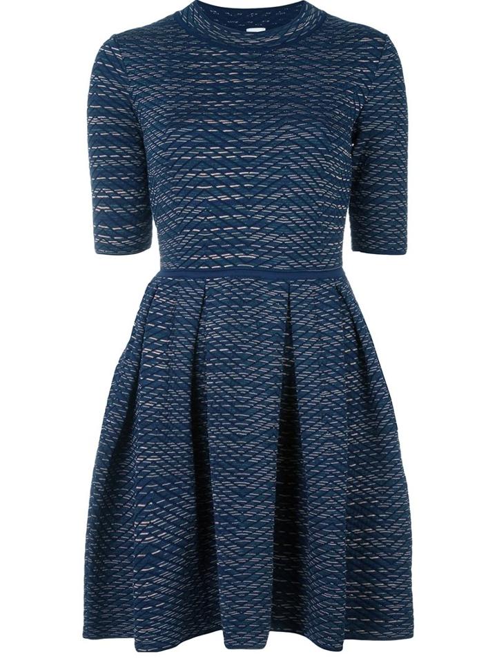 M Missoni Pleated Knit Dress