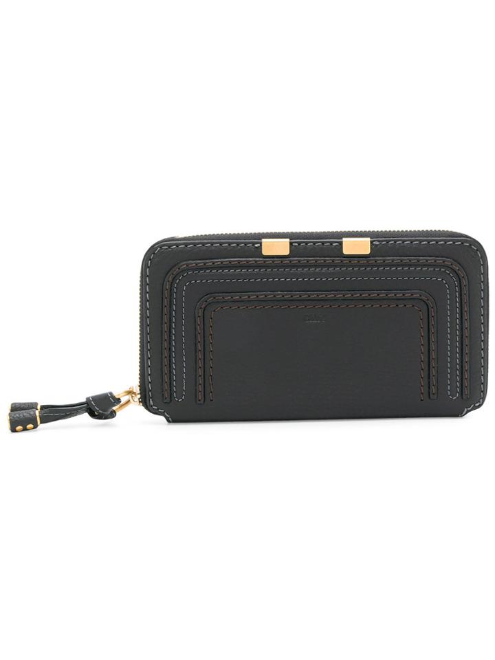 Chloé Marcie Continental Wallet - Black