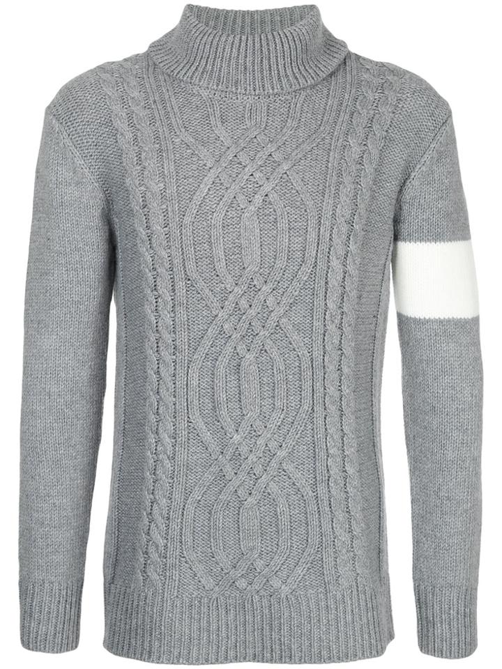 Guild Prime Braid Knit Jumper - Grey