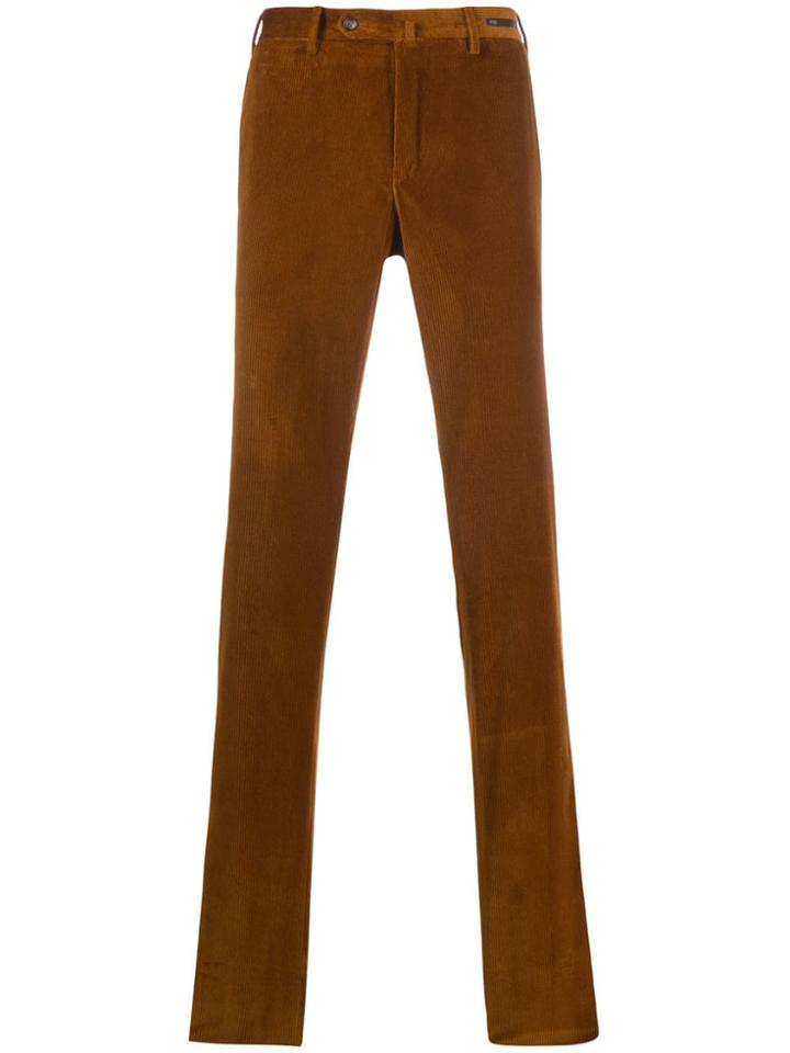 Pt01 Slim-fit Corduroy Trousers - Brown