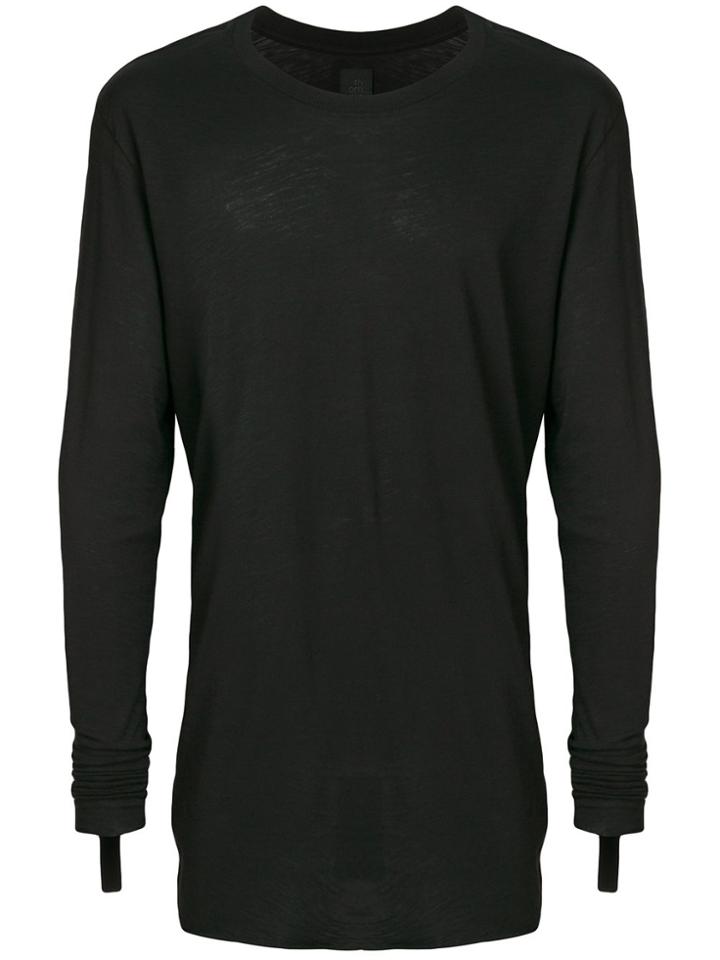 Thom Krom Long-sleeve Fitted Sweater - Black