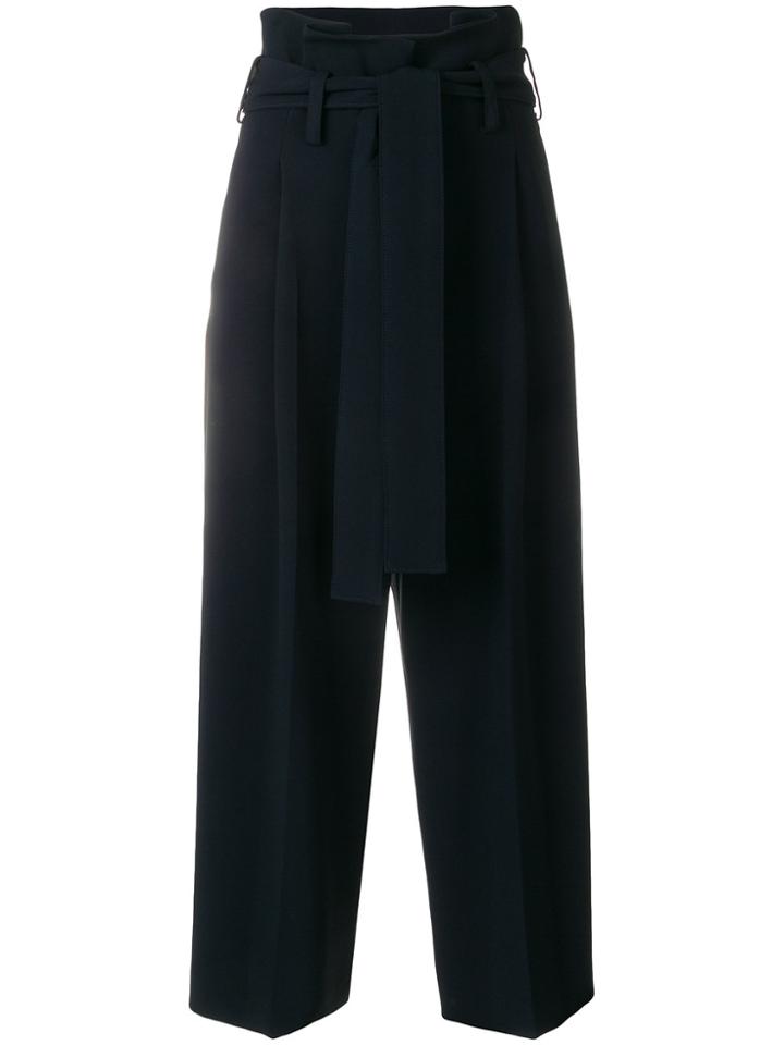 Stella Mccartney High-waisted Trousers - Blue