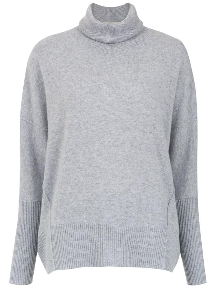 Egrey Roll Neck Knit Blouse