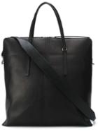 Rick Owens Oversized Tote, Men's, Black, Calf Leather