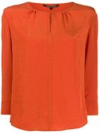 Luisa Cerano 3/4 Sleeve Blouse - Orange