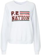 P.e Nation Blacktop Sweatshirt - White