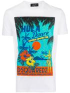 Dsquared2 Hula Dance Print T-shirt - White