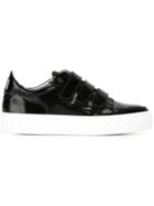 Ami Alexandre Mattiussi 3 Strap Sneakers - Black