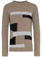 Rick Owens Patchwork Knit Jumper - Neutrals