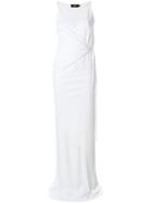 Dsquared2 Side Tie Gown - White