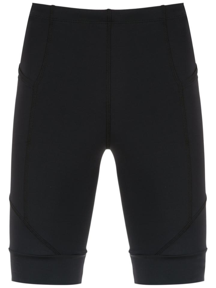 Track & Field Run Panelled Shorts - Black