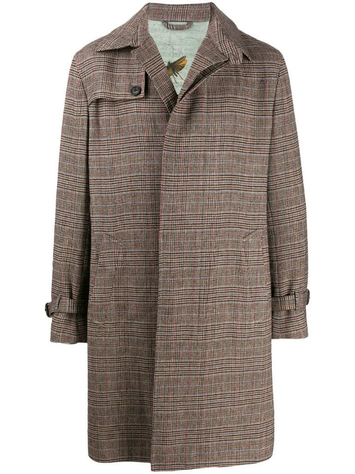 Etro Single Breasted Trench Coat - Neutrals