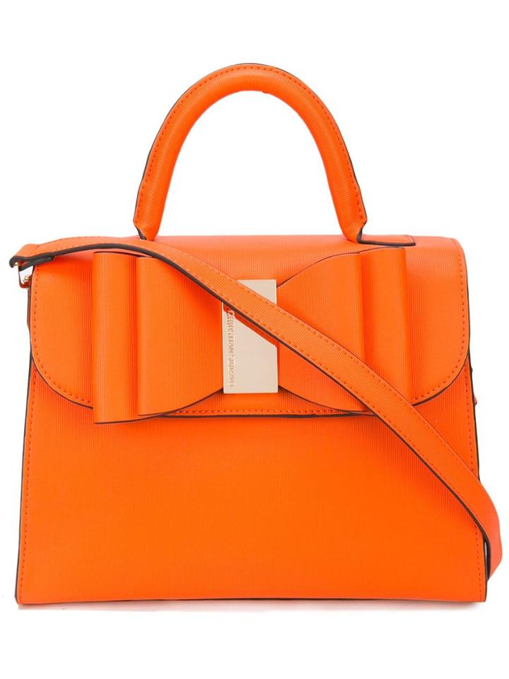 Christian Siriano Bow Embellished Handbag - Orange