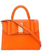 Christian Siriano Bow Embellished Handbag - Orange