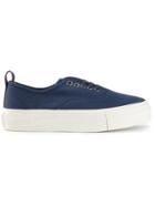 Eytys Canvas Lace Up Trainers - Blue
