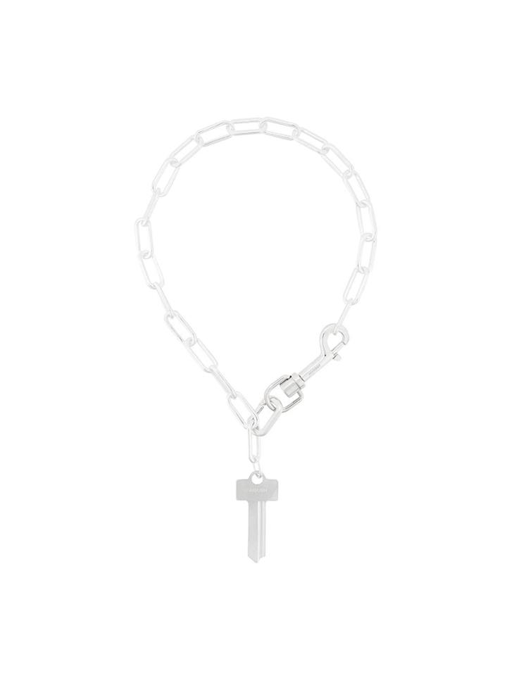 Ambush Mix Chain Key Necklace - Silver