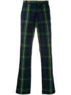 Rowing Blazers Plaid Tailored Trousers - Blue
