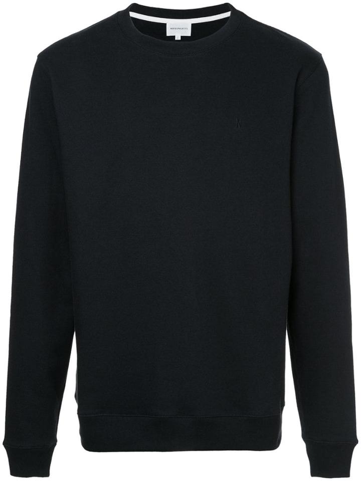 Norse Projects Vagn Classic Crew Logo Sweat - Blue
