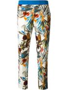 I'm Isola Marras Floral Print Cropped Trousers, Women's, Size: 42, Cotton/acetate/viscose