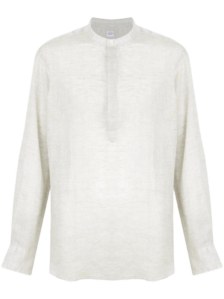 Marni Concealed Button Shirt - Blue