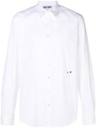Moschino Embroidered Safety-pin Shirt - White