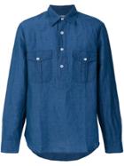 Aspesi Henley Shirt - Blue