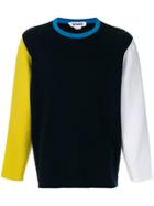 Sunnei Colour Block Sweatshirt - Blue