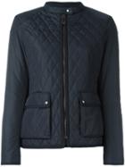 Belstaff Zipped Quilted Jacket, Women's, Size: 44, Black, Polyester/acetate/cupro