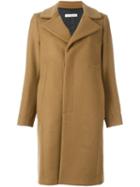 Golden Goose Deluxe Brand Single Breasted Midi Coat, Women's, Size: Large, Nude/neutrals, Polyamide/polyester/viscose/virgin Wool