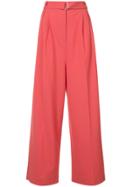 Tibi Tropical Stella Trousers - Red