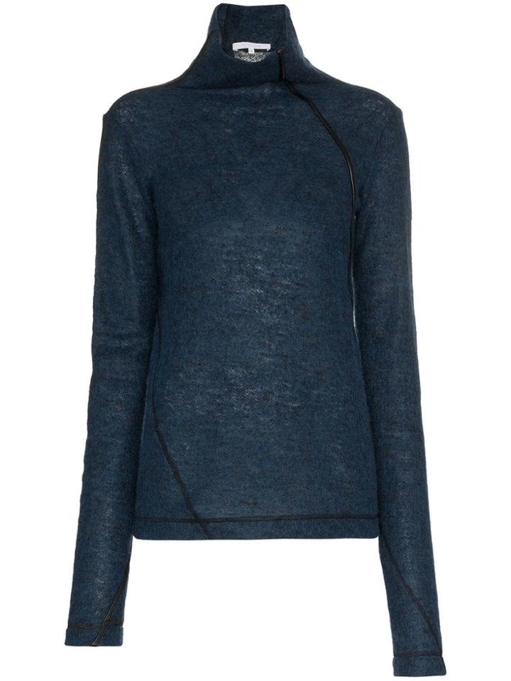 Helmut Lang Turtleneck Sweater - Blue