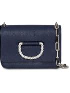 Burberry The Mini Leather Crystal D-ring Bag - Blue