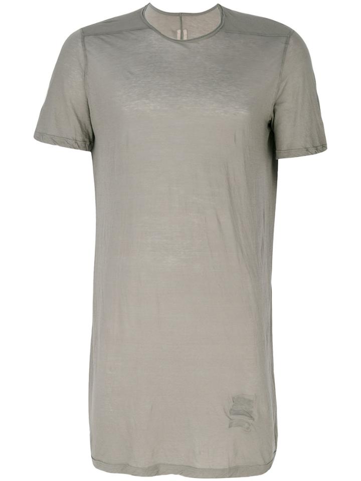 Rick Owens Drkshdw Long Line T-shirt - Grey