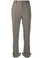 Rokh Turned-up Hem Trousers - Grey